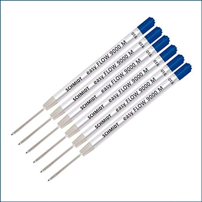 Vulling voor soepel schrijven - 6 Pack Blauw