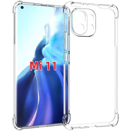 ShieldCase Shock case geschikt voor Xiaomi Mi 11 - optimale bescherming - kwalitatieve backcover - transparant