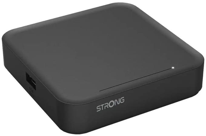 STRONG - Streaming Box Android TV 4K UHD - Leap-S3 - Chromecast ingebouwd - Google Voice Assistant compatibel - Dolby Atmos & Dolby Vision - Gemakkelijk te installeren - Zwart