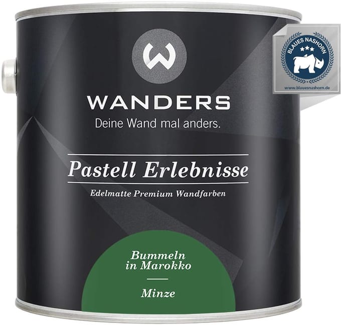 Wanders24 krijtverf – muur en meubel verf – 2,5 l – muntgroen mat