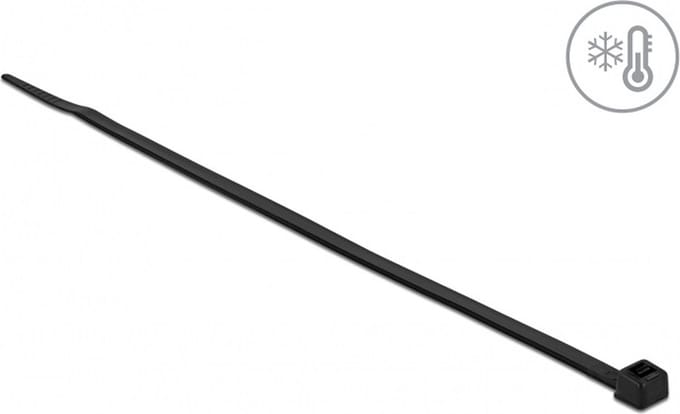 Kabelbind koudbestendig l 380 x w 4,8 mm zwart 100 stuks