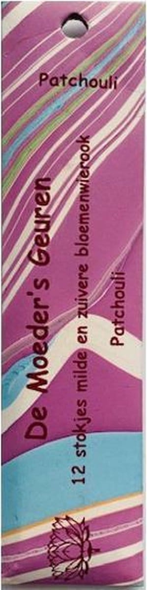 Wierook Patchouli - 12 Korte Stokjes Milde & Zuivere Bloemenwierook