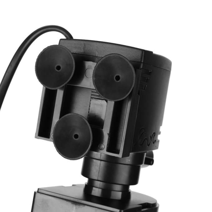 Filtre 3 en 1 pour aquarium, pompe d'aération et de filtration d'oxygène blanc