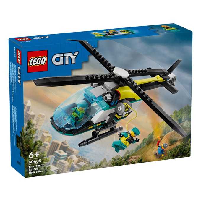 LEGO 60405 City Reddingshelikopter Speelgoed voor Kinderen vanaf 6 Jaar