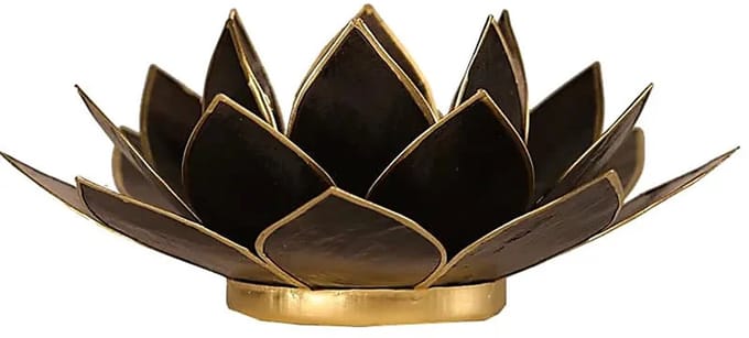 Lotus sfeerlicht zwart (1 stuks)