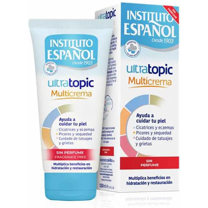 Instituto Españal Ultratopic Multi-Crème Zonder Parfuum 150ml white
