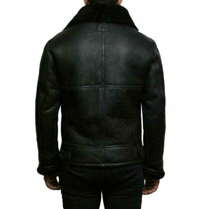 Herenjas Grote Revers Bont Alles-in-één Jas Langemouwen Bontjas 4XL gray