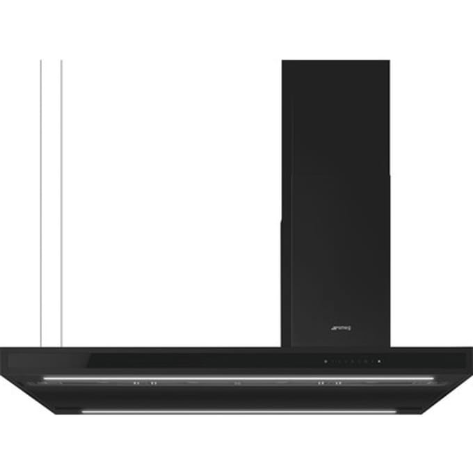 SMEG Eilandkap Afzuigkap, Eilandkap, Universeel, Matt Black, 120 cm, A