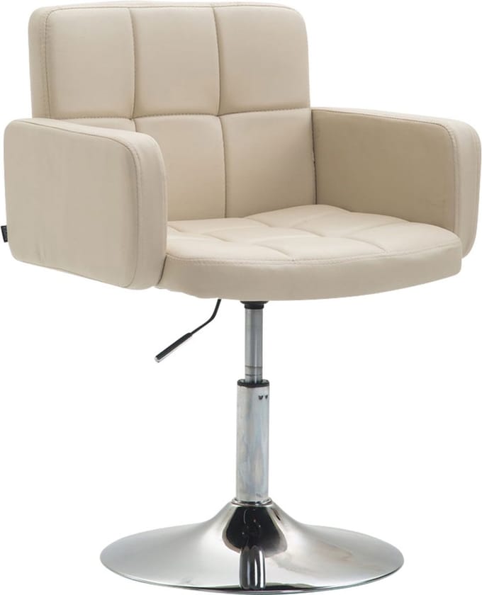 CLP Los Angeles Loungestoel - Fauteuil - Kunstleer - creme