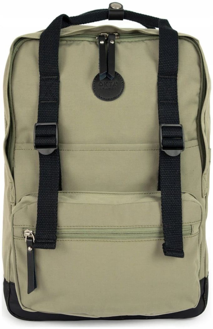 Himawari Okta No. 43 Study M Rugzak - Khaki | Stad & School