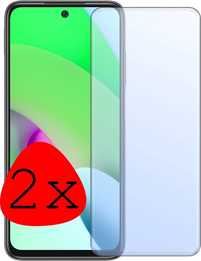 Screenprotector - 2 Stuks Geschikt voor Xiaomi Redmi 10 2022 - Extra Sterk - Beschermglas - Gehard Glas - Tempered Glass - Screen Protector