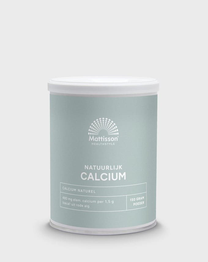 Mattisson - Natuurlijk Calcium Icecal - 480 mg - 150 gram