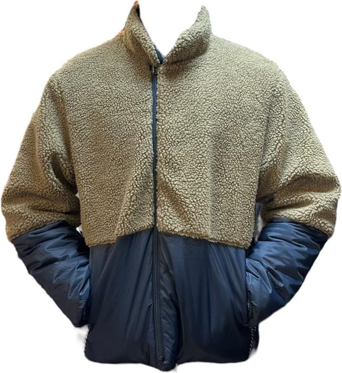 Taion - R102plnbm - Jas - Mannen - Beige/Blauw - Maat M