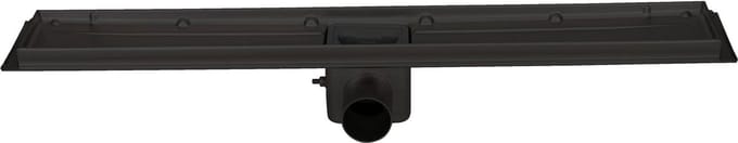 Ben B-Drain douchegoot inbouwdeel 80cm met Ø40mm waterslot zwart