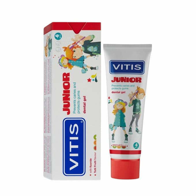 Vitis Tandpasta Junior 75 ml - 3 stuks