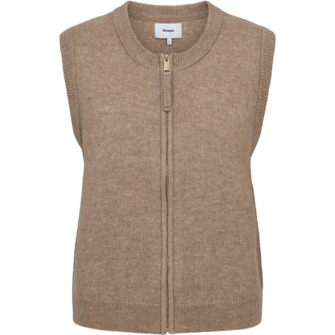 Nümph 707122 nufuette zip vest silver mink