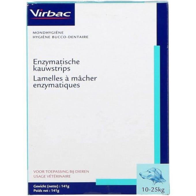 Cet Enzymatische Kauw Striplets 10-25 Kg 141 Stroken