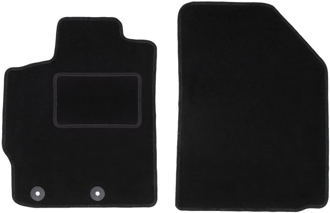 Voormatten zwart voor: Toyota Yaris II hatchback (2005-2011)