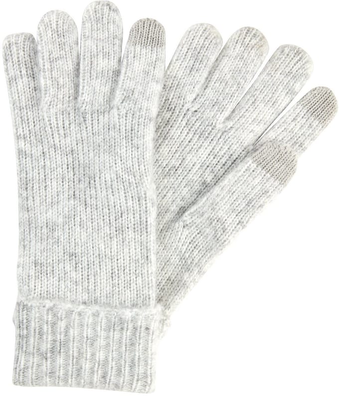 camel active Gebreide handschoenen van zachte mix - Maat womenswear-S - Grijs