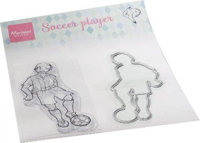 Marianne Design Clear stamps - Hetty's voetballer