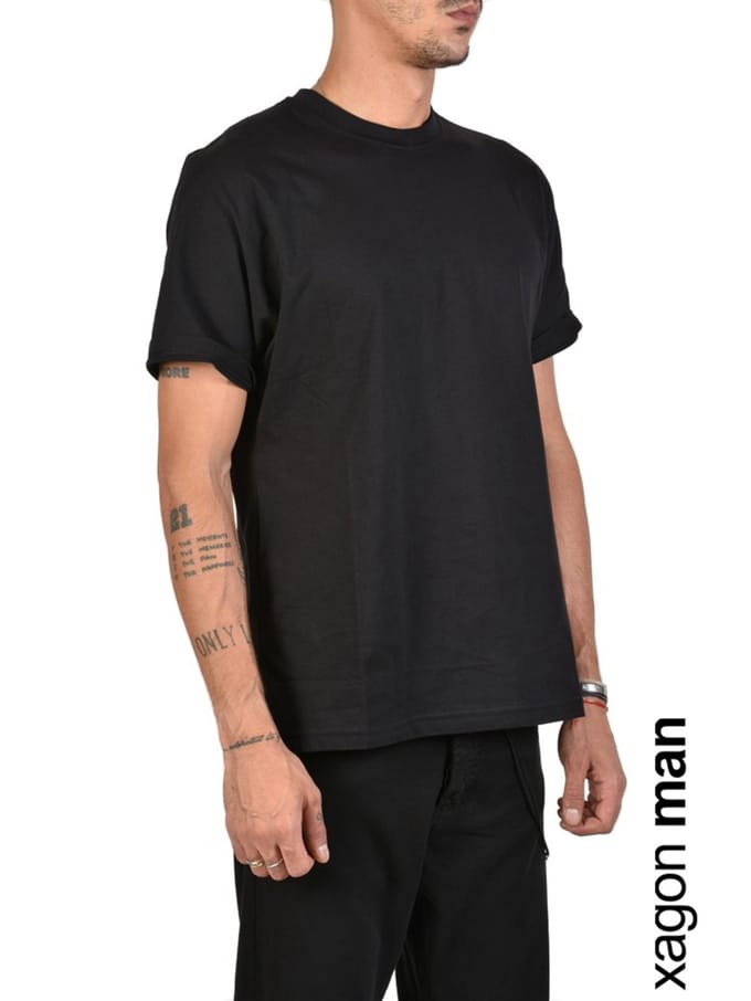 Xagon Man T-Shirt Mannen zwart