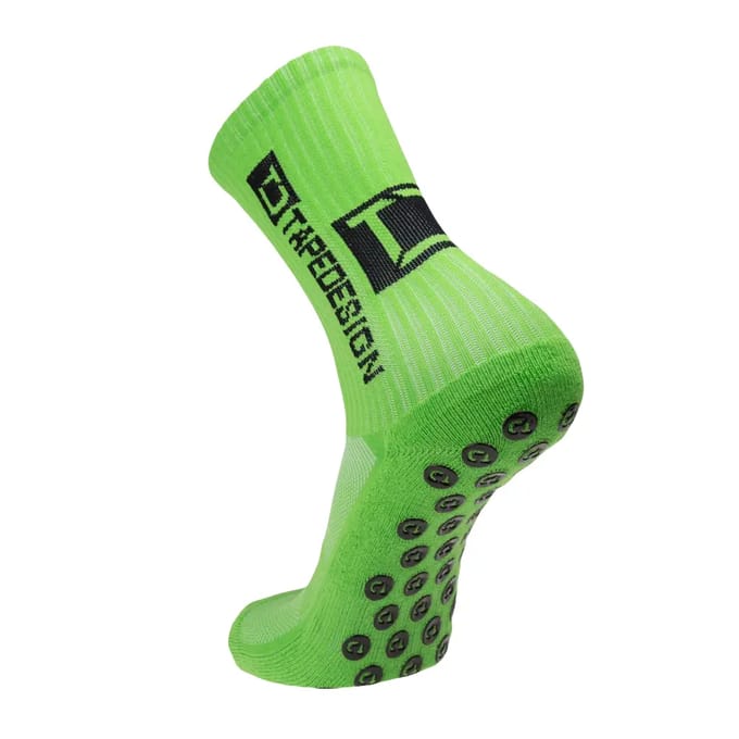 Tapedesign Allround Classic Gripsokken - Fluo Groen | Maat: 37-48