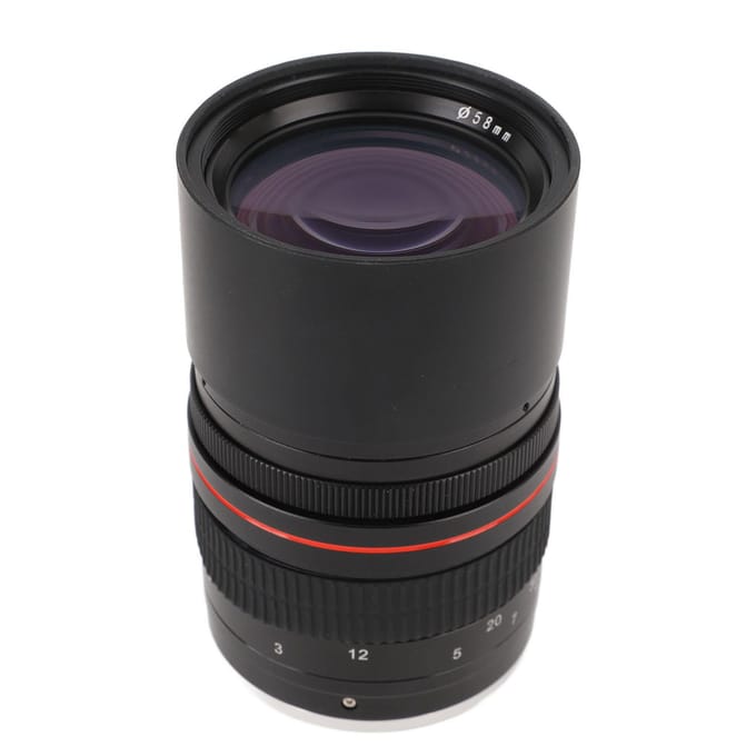Vaste Focus Lens 135mm F2.8 Groot Diafragma Full Frame Multi-Coated Optisch Glas DSLR Vaste Focus black