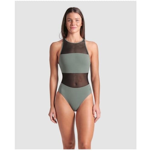 Arena Badpak Mesh Panel Vent Back Groen