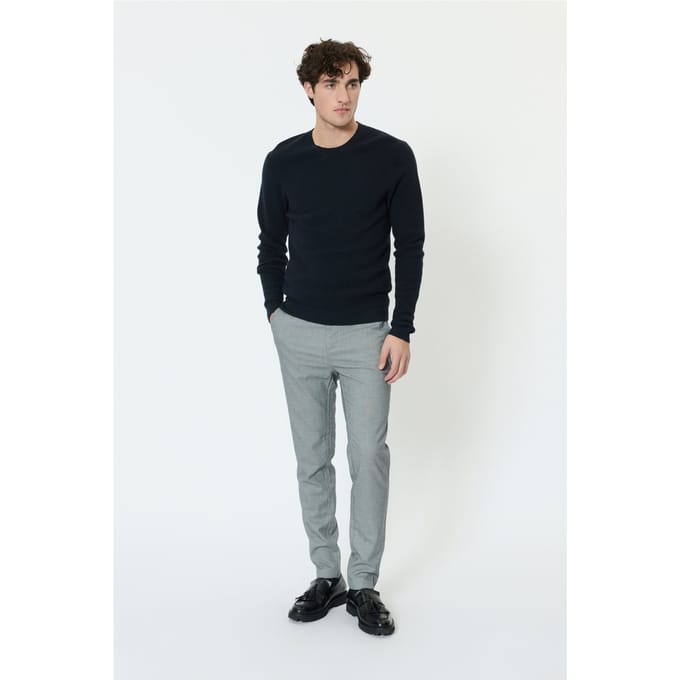 Stoffen broek met Franse steekzakken, model 'MAliam'