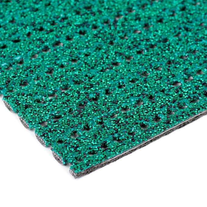 Rubbermagazijn - Antislipmat voor buiten - 6 m² - Groen - 500x120cm - Dikte 0,7 cm - entreemat - schoonloopmat