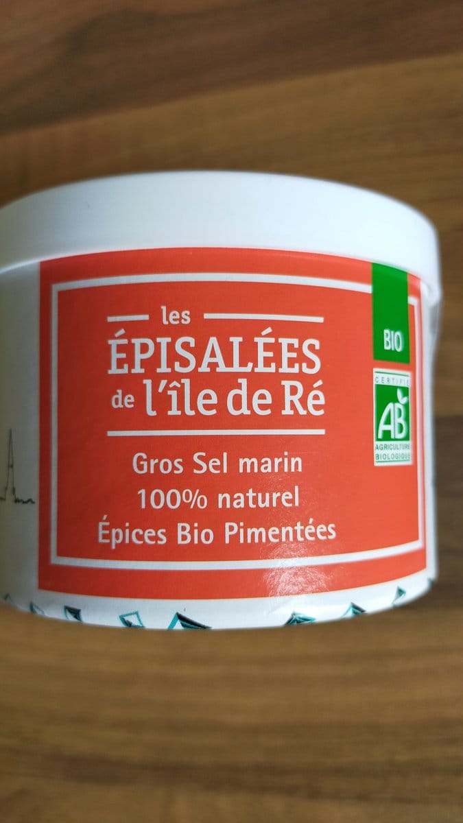 Grof zout met Espelette peper 150g - Les Sauniers de l'Ile de Ré