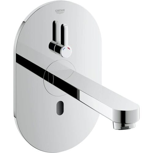 Grohe Eurosmart Cosmopolitan E Afbouwdeel - voor wandkraan - met uitloop 17cm - met menging - met transformator 230V - chroom