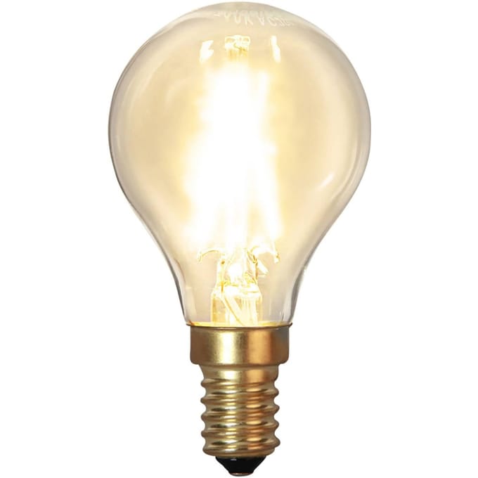 Kogellamp - E14 - 1.5W - Super Warm Wit <2200K - Filament - Helder
