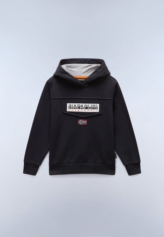 Napapijri Kinder Sweatshirt K Burgee 3 NP0A4I6T Black-134-140