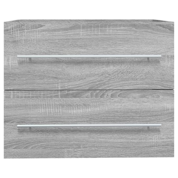 vidaXL - Wastafelkast - 60x38,5x48 - cm - bewerkt - hout - grijs - sonoma - eikenkleur
