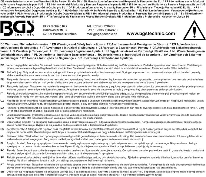 BGS Bitsaandrijving buitenzeskant 10 mm (3/8") T-profiel (vo...