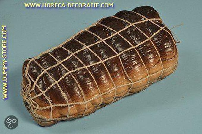 Rollade in net - 200x110 mm - vleesdummy