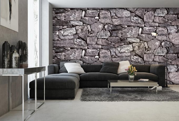 Stone Wall Photo Wallcovering