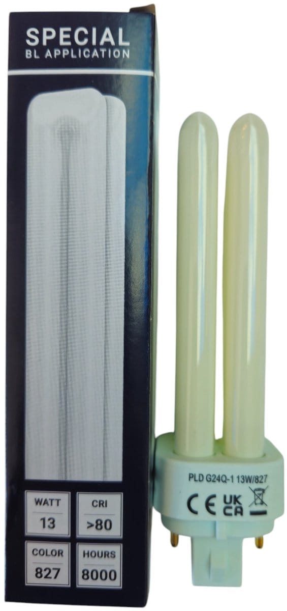 SPL G24q-1 PL-C 4P Spaarlamp | 13W 827 2700K | 4-Pins