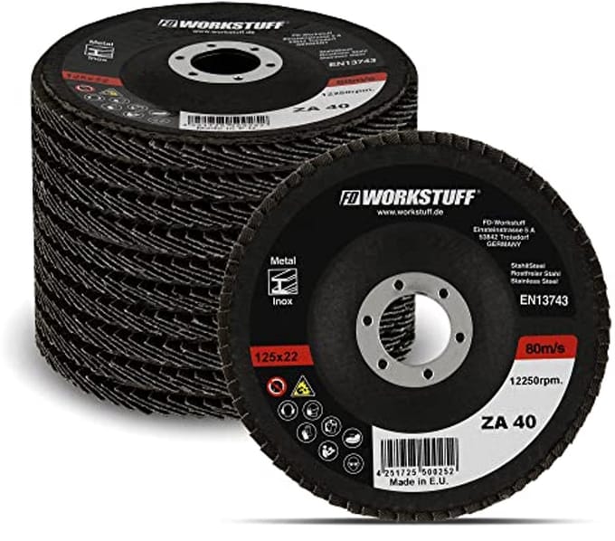 Premium waaierschijven set 10 stuks Ø 125 mm mixpack
