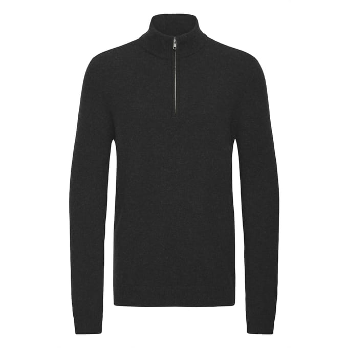 Blend - BHBRANKO HALFZIPP KNIT NOOS - Heren - Gebreide truien