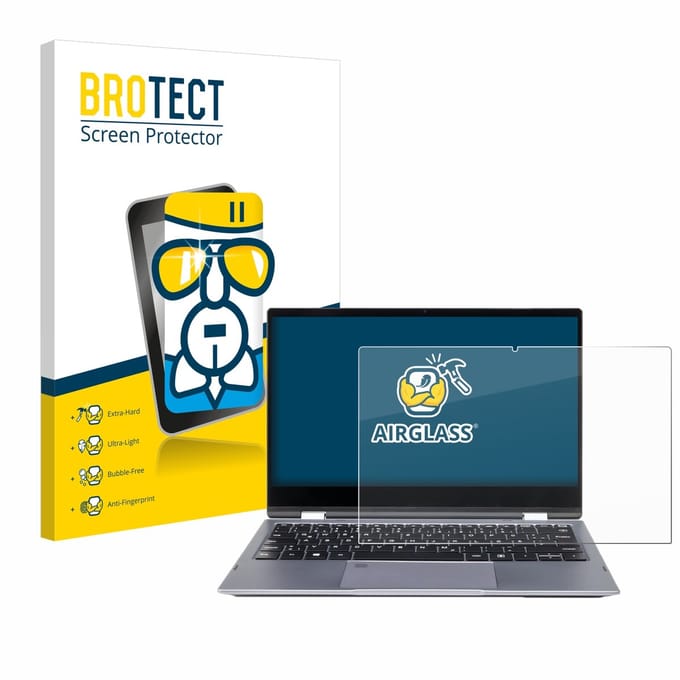 Screenprotector voor Wortmann Terra Mobile 360-13U Beschermglas transparant