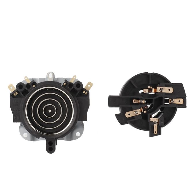 Onderdelen voor elektrische waterkoker Thermostaatschakelaar KSD688-5 Plus Waterkokervoet KSD368-5 Vervangend onderdeel black