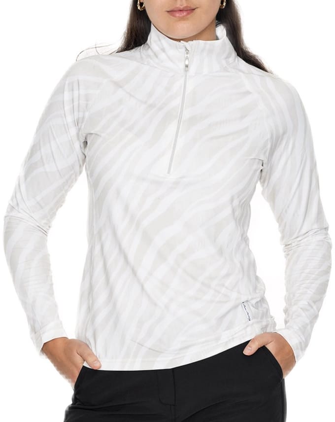 Func Factory dames Longsleeve Shirley white wood maat 48