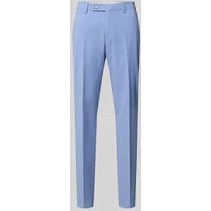Pantalon met persplooien en steekzakken