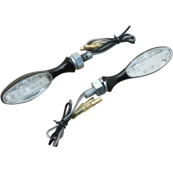Paar ovale 9-LED knipperlichten Replay Universel
