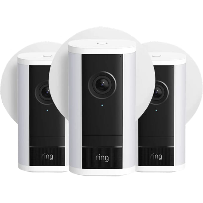 Ring Spotlight Camera Pro 2e Generatie Stekker Wit 3-Pack