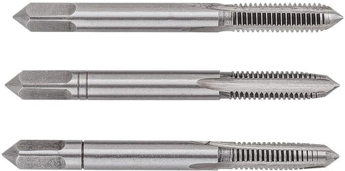 Topex - M4 Draadtappen Set - Wolfram Staal - DIN 352 Conformiteit