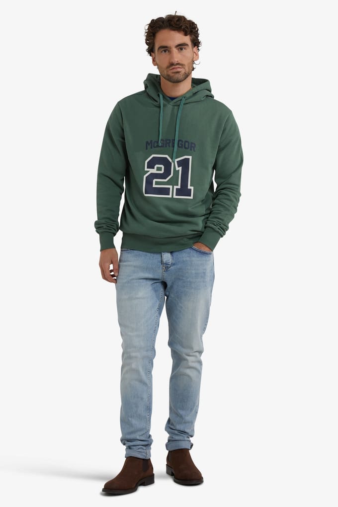 McGregor Graphic Hoody Winter Sage Größe: XXL | Pullover Outlet | Herren | Grün