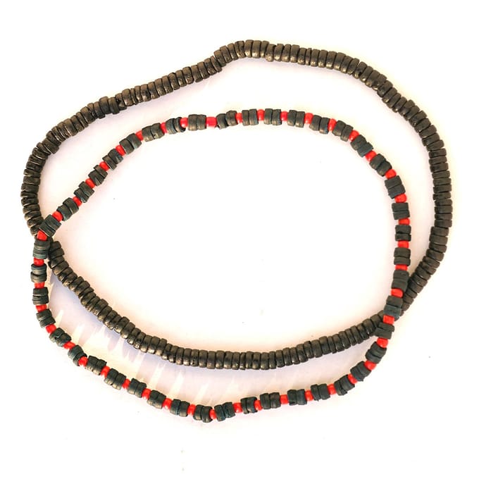 CocoReef Choker - Set van 2 - Zwart & Zwart/Rood